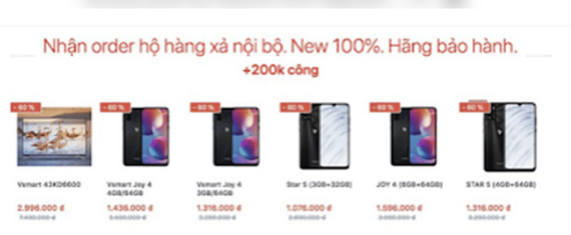 Điện thoại Vsmart 'giá nội bộ' được săn lùng